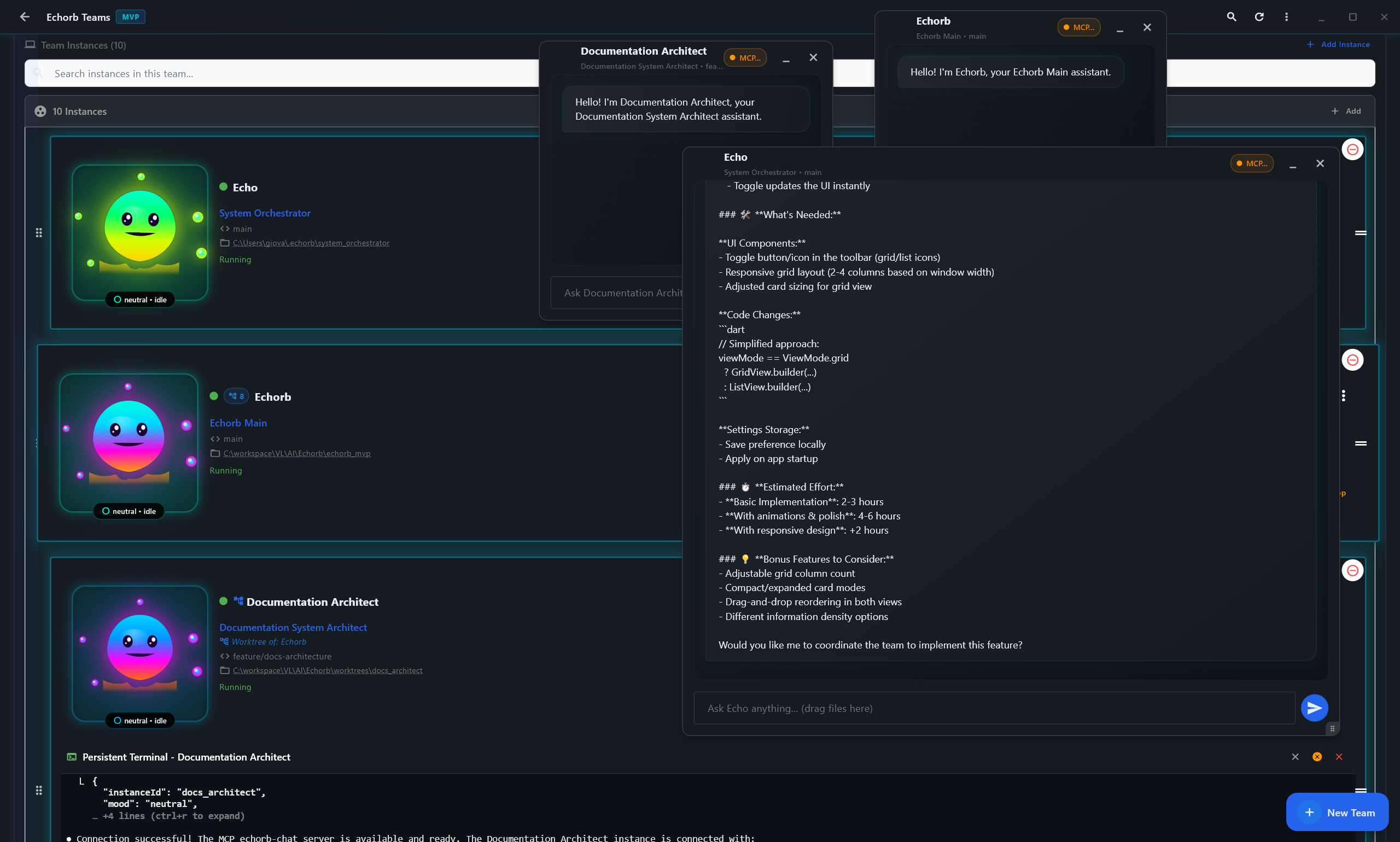 Multi-Instance Dashboard